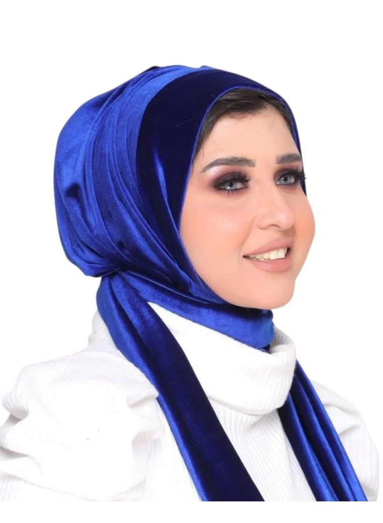 تلبيسه قطيفه برباط سريعه الاستخدام لون أزرق